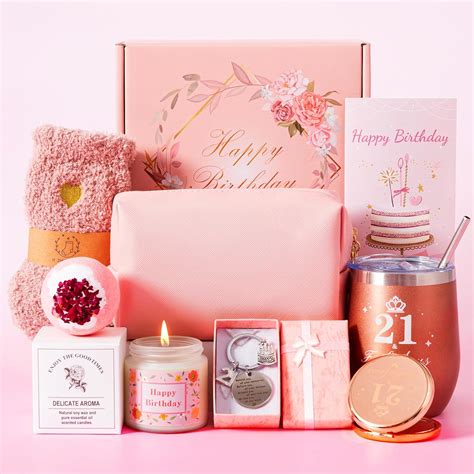 Amazon.com: 21st Birthday Gifts for Women, 21 Year Old Unique Happy ...