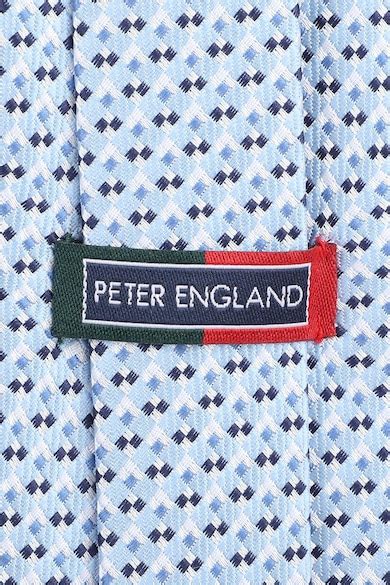 Buy Men Blue Patterned Tie Online - 437838 | Peter England