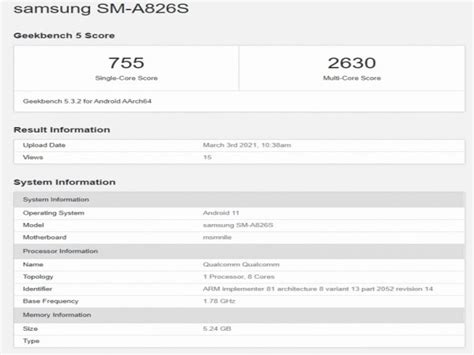 Samsung Galaxy A82 5G Pops Up On Geekbench: Leaks | Cashify News