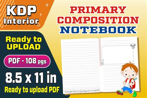 Primary Composition Notebook Interior Graphic by GRAPHIC TRAFFIC ...
