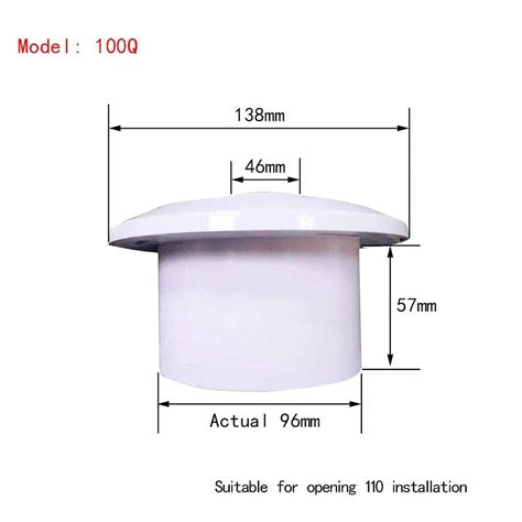 Adjustable air conditioning vent cover HVAC ventilation ABS round ball ...