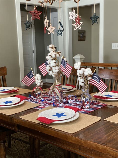 Transform Your Dining Table with a Festive 4th of July Tablescape - DIY ...