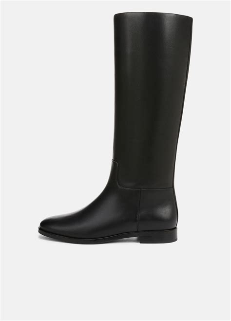 Margaret Leather Riding Boot in Shoes | Vince