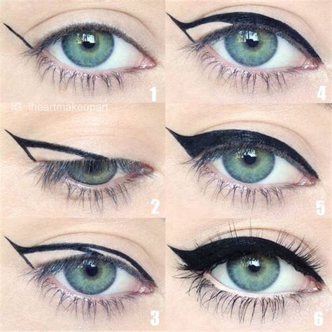 Cat Eye Makeup Tutorial 的图像结果