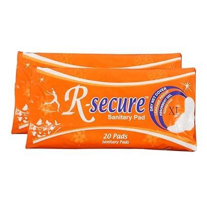 Buy R-secure R-secure Ultra Clean Sanitary Pads for Women|40 thin Pads ...