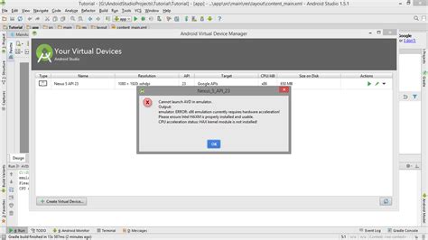Image result for Android Studio Emulator Not Working
