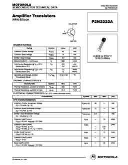 mtp2n2222a PDF datasheet. ALL TRANSISTORS DATASHEET. POWER MOSFET, IGBT ...