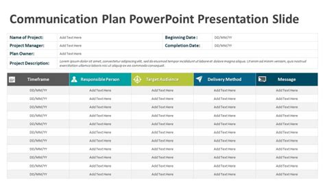 Communication Plan PowerPoint Presentation 的图像结果