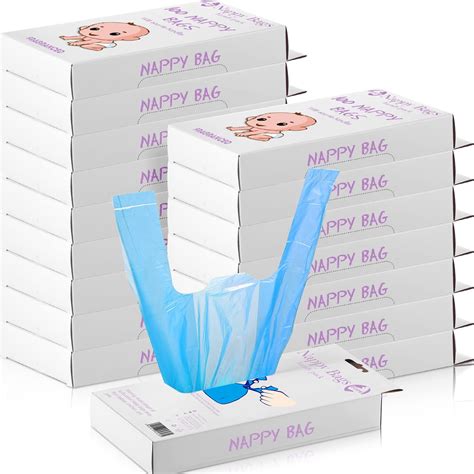 Amazon.com: 1600 Count Baby Disposable Diaper Bags Scented Diaper Sacks ...