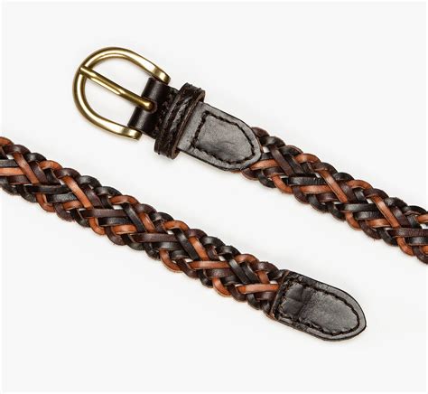 Leather Braided Belt - Brown | Levi's® RO
