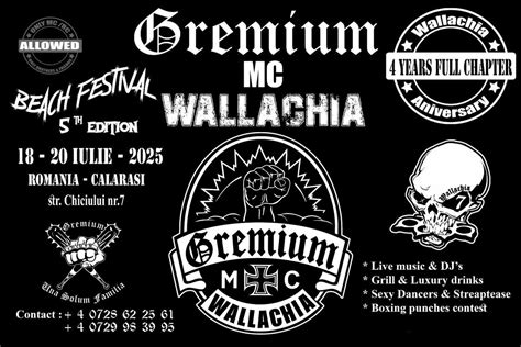 Gremium MC Wallachia - Beach Festival - 4 Years Full Chapter ...