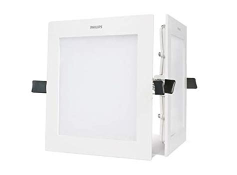 Buy Philips 15-Watt Square Duraslim Recessed Metal Downlighter Ceiling ...