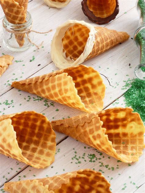 Waffle Ice Cream Cones | my baking saga