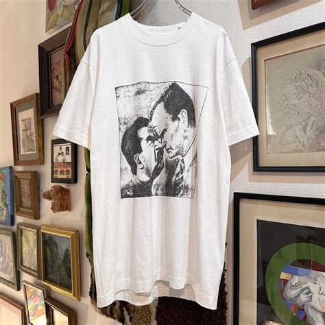 90's Saddam Hussein vs Bush(41st President) 大統領 Tシャツ TTT | nitako