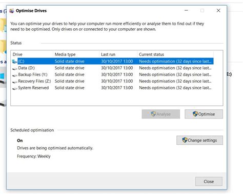 Image result for Defrag Windows 10