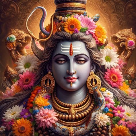 Buy Shiva Face Wall Art Metal HD Print for Mandir & Office on cliths ...