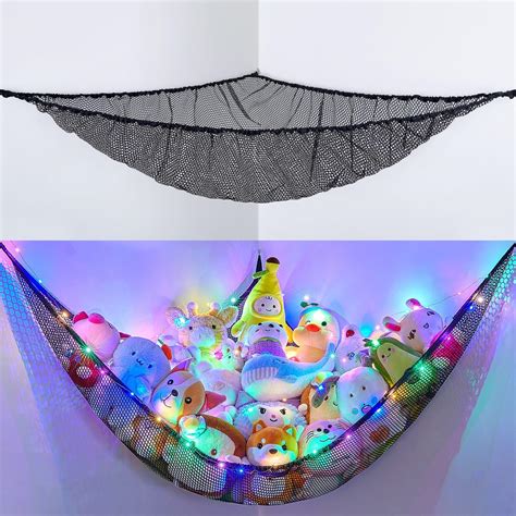 Amazon.com: Stuffed Animal Storage Hammock Net - Large Toys Hammock Net ...