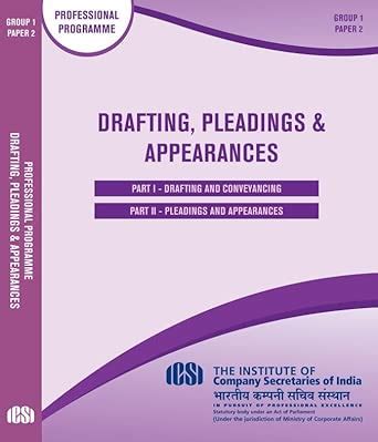 Buy DRAFTING, PLEADINGS AND APPEARANCES (PP NS 2022)-Sep24 Book Online ...