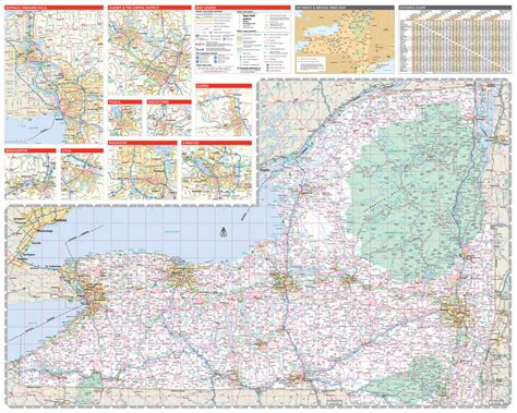 Western New York State Map Highways Closure New York State Thruway