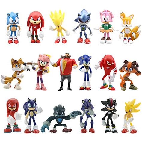 18pcs Sonic The Hedgehog Action Figures 2.4-3.1inch India | Ubuy
