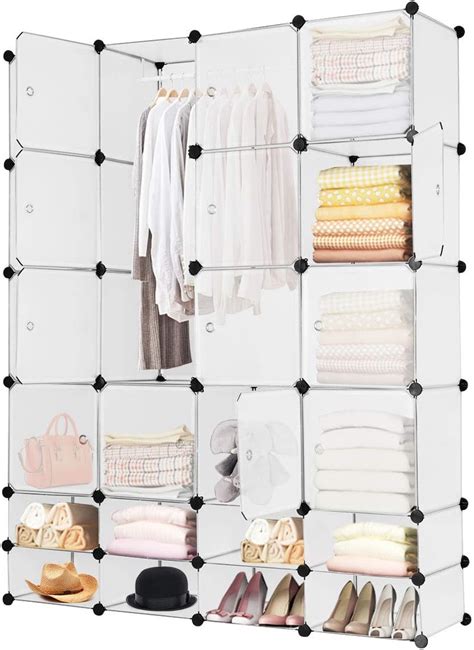 Tangkula Portable Clothes Closet Wardrobe - DIY India | Ubuy