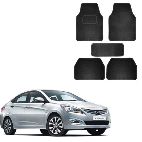 Shoolin 5PC Full Set Rubber Floor Mats Universal Fit Car Mat for ...