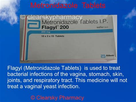 Flagyl (Metronidazole Tablets) | ODP