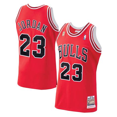 Chicago Bulls Michael Jordan 1995 Home Authentic Jersey By Mitchell ...