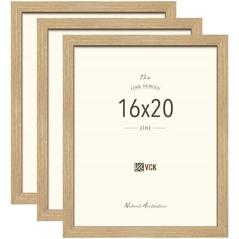 Amazon.com - VCK 16x20 Solid Wood Poster Frames for Wall, Natural Oak ...