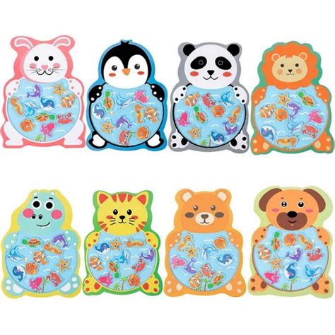 Wooden Cartoon Shaped Fishing Tray 1 Pc Random Design Will Be Shipped ...