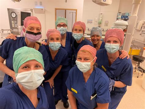National celebration for hospital trust’s all-female surgical team