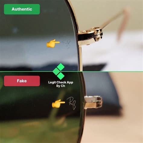 how can i tell if ray bans are real