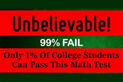 Image result for Fail Math Test
