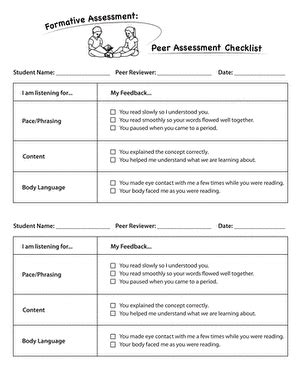 Image result for Formative Assessment Peer Discussion