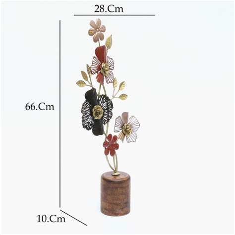 Buy VEDAS Mystical Indiana Metal Flower Table Accent from Vedas at just ...