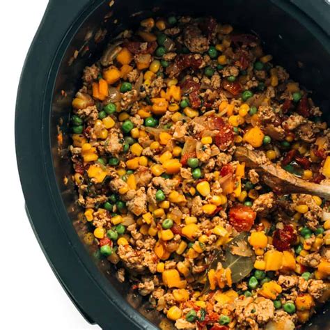 44 Ground Turkey Crock Pot Recipes - Eating on a Dime