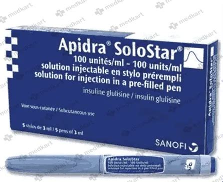 APIDRA SOLOSTAR DISPOPEN 3 ML Price, Uses, Side Effects & Substitutes ...