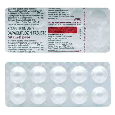 Sitara D 100/10 mg Tablet | Uses, Side Effects, Price | Apollo Pharmacy