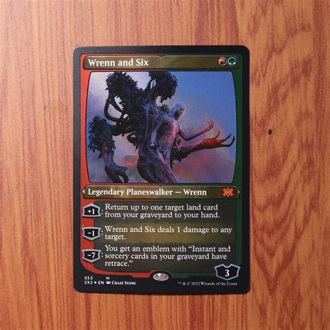 Wrenn and Six #553 2X2 foil magic the gathering proxy mtg cards Top ...