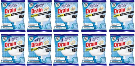 Caster Instant Drainage Block Remover Drain Cleaner Drainer Powder ...