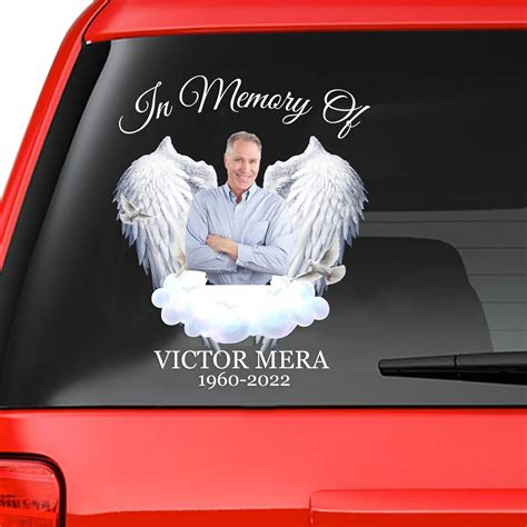 Image result for In Loving Memory Back Window Decals