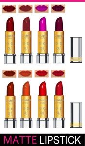 CLUB 16 Made In India Long Stay Creamy Matte Lipsticks Set Of 8 XA24 ...