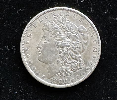 1900 MORGAN SILVER DOLLAR, BRIGHT LUSTROUS SHINE, HIGH GRADE AU COIN ...