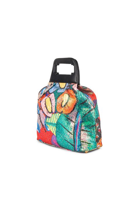 Buy Colossal Magnified Multicolour Sequin Tulle Duffel Bag Online ...