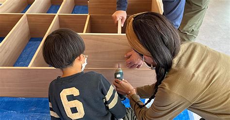 箱根湯本の新拠点を彩る。木の家具をみんなでつくろう(公共施設) – KUMIKI PROJECT | ともに つくるを 楽しもう