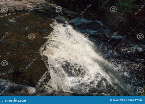 Canyon Falls Roadside Park, Michigan Stock Photo - Image of falls ...