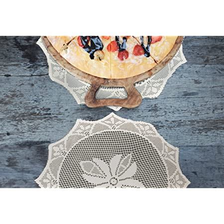 Buy Home Centre Moksha - Peacock Floral-Shaped Beaded Placemat Online ...
