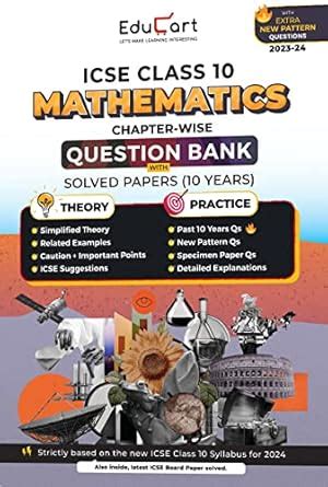 Educart ICSE Class 10 Mathematics Question Bank + Solved Papers (10 ...