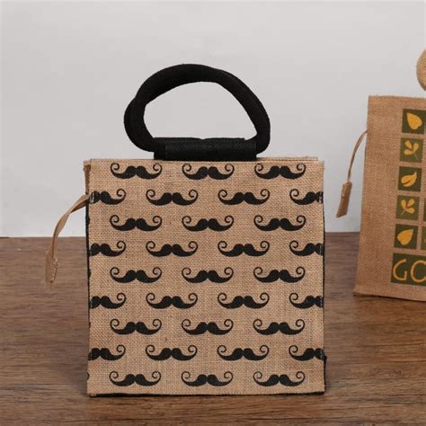 Buy Livia Jute Lunch Bag from Home Centre at just INR 199.0