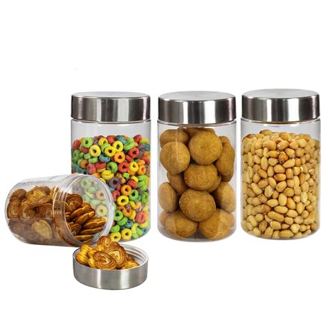 PEARLPET Plus Range Plastic Storage Jars & Containers For Kitchen ...